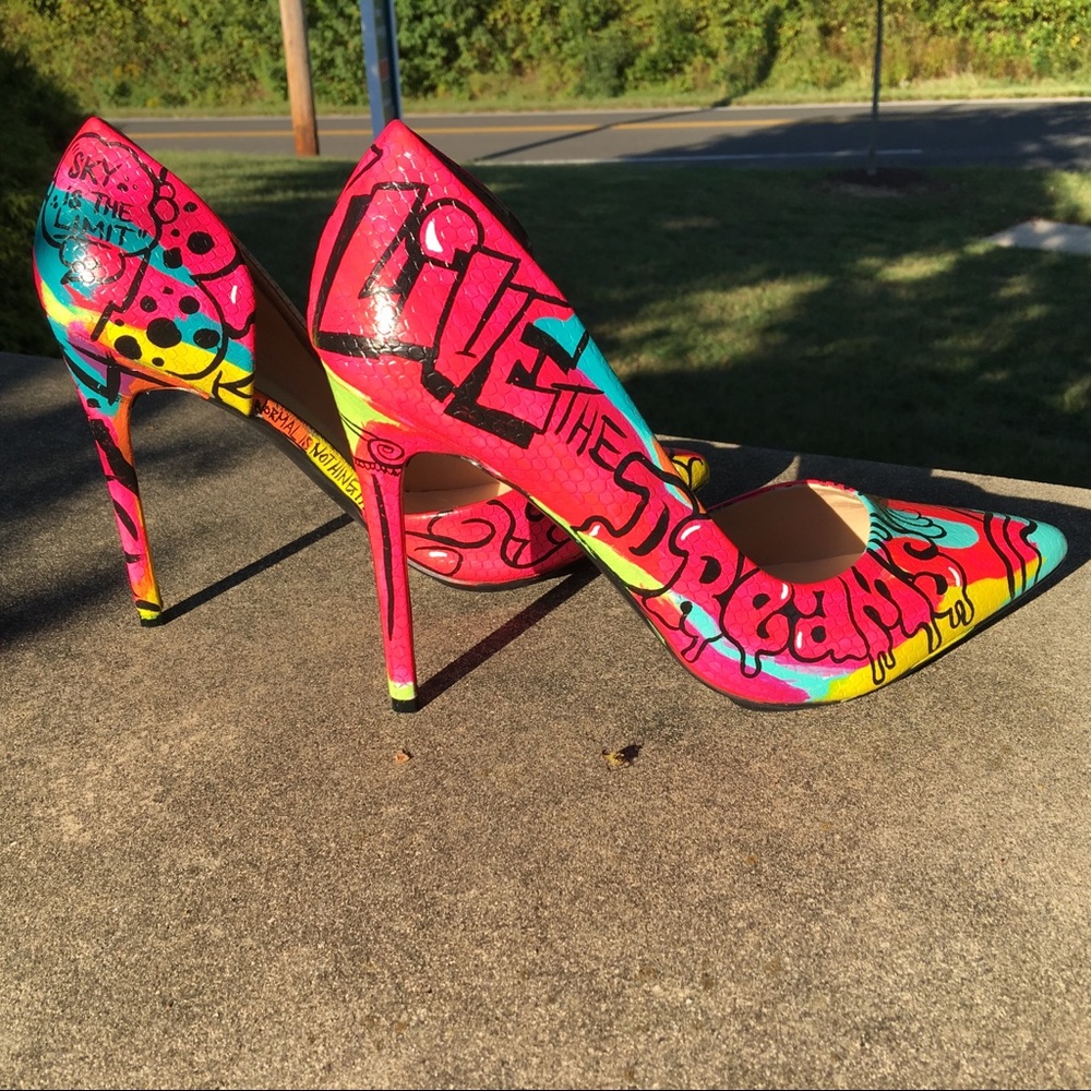Custom Hand Painted Heels